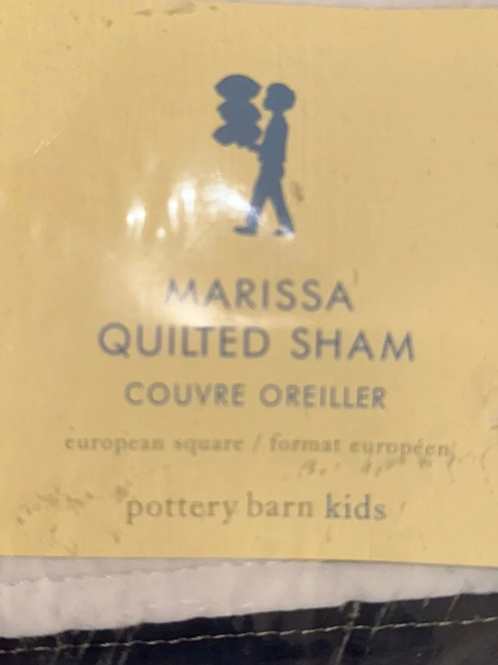 Pottery Barn Kids Marissa Quilted European Square Sham